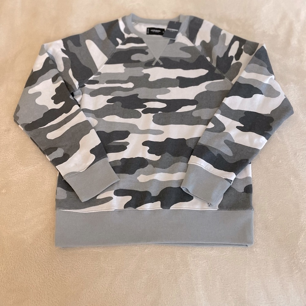 Lucky Brand Camouflage Crewneck Sweater - Size S - Picture 8 of 11